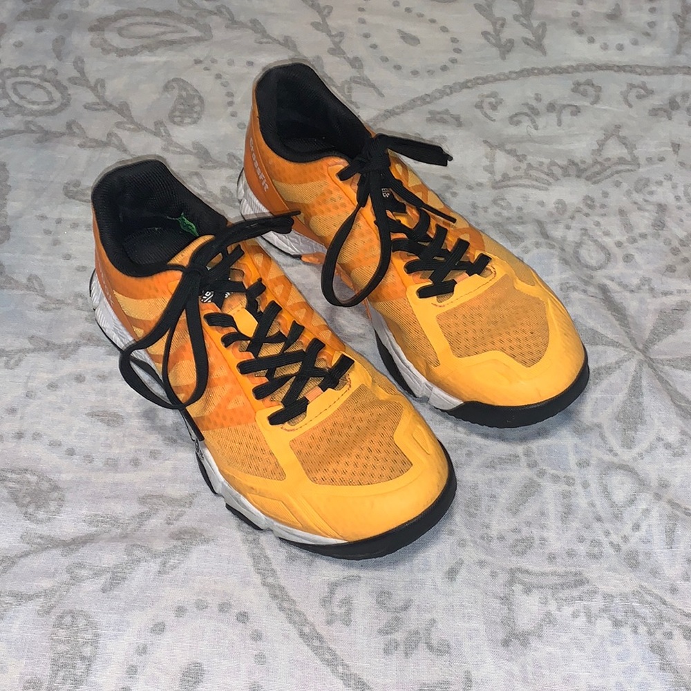 Reebok CrossFit Orange Athletic Shoes Weightlifting Sz 6